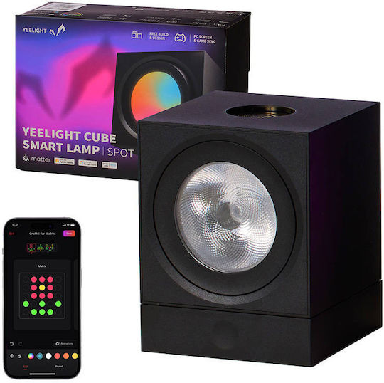 Yeelight Smart Bluetooth/WiFi Lustră Decorativă Negru