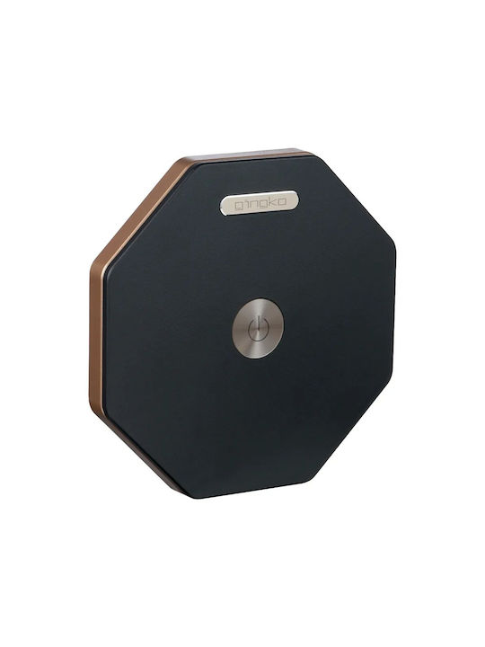 Gingko Lustră Decorativă Hexagon Negru
