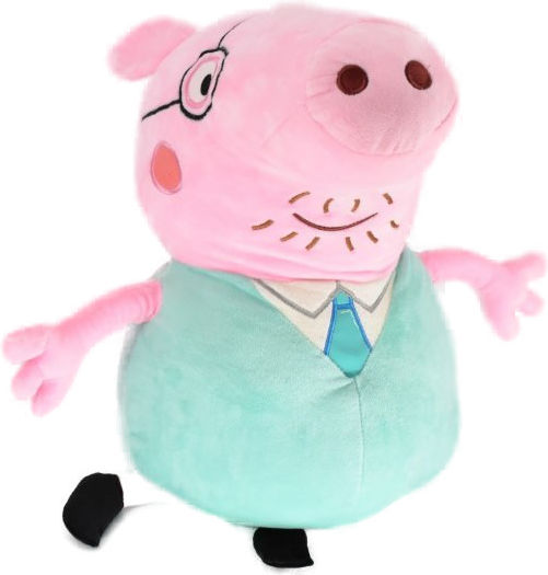 Plush Peppa Pig Daddy Pig 45 cm