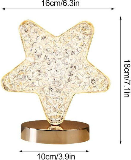 Stern Usb Dekorative Lampe Gelb