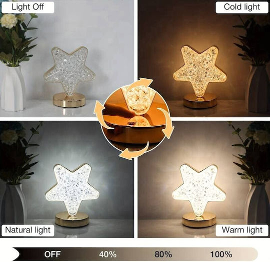 Stern Usb Dekorative Lampe Gelb