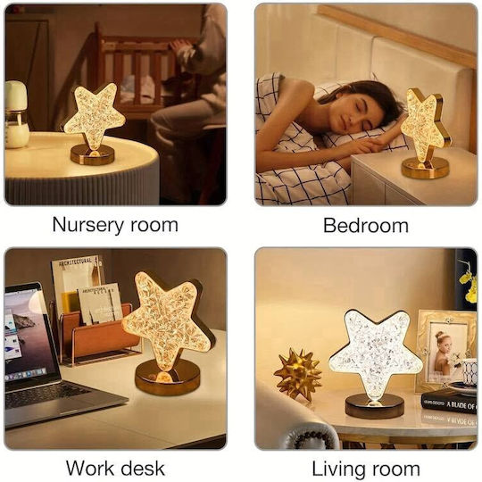 Stern Usb Dekorative Lampe Gelb