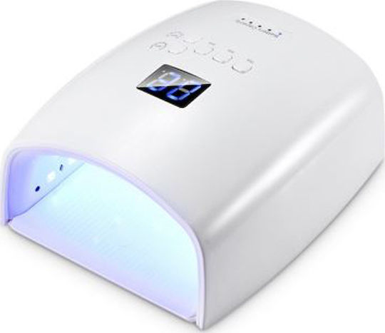 SUNS10 Nail Polish Curing Lamp UV / LED Battery Operated 48W White
