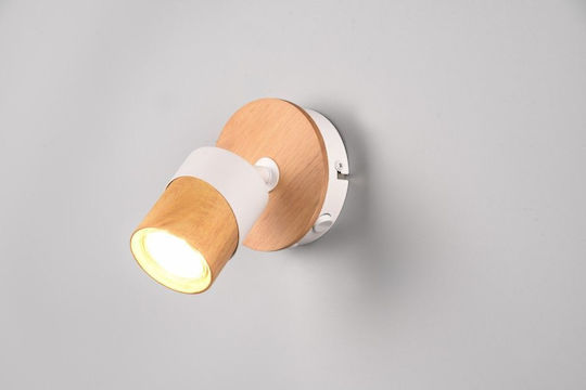Trio Lighting Единично Спот с Цокъл GU10 в Бял Цвят