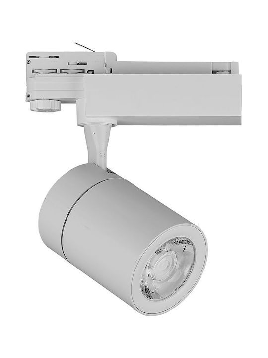 V-TAC Μονό LED Θερμό Λευκό Σποτ σε Λευκό Χρώμα