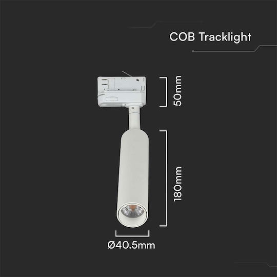 V-TAC Single LED Natural White Spot in White Color