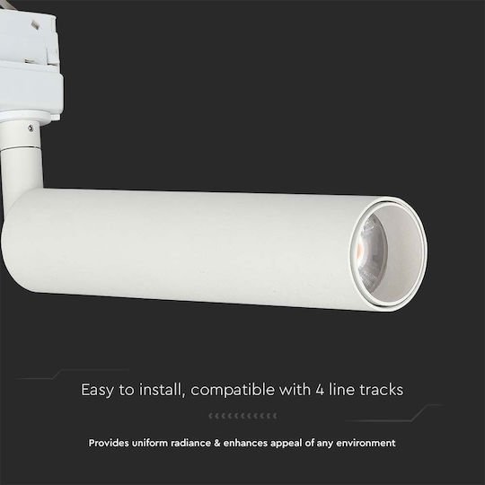 V-TAC Single LED Natural White Spot in White Color