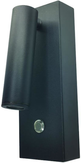 Inlight Single LED Warm White Spot in Black Color
