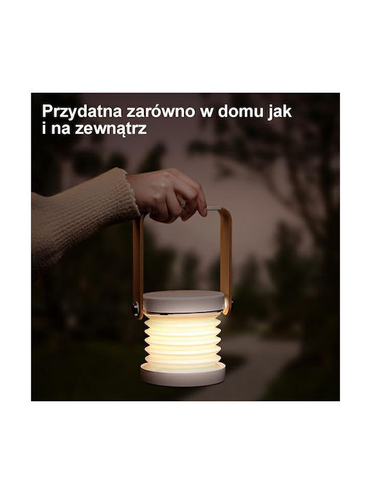 Usams Διακοσμητικό Φωτιστικό LED Θερμό Λευκό 3000K Φαναράκι 19.4x14.2x4.1εκ.