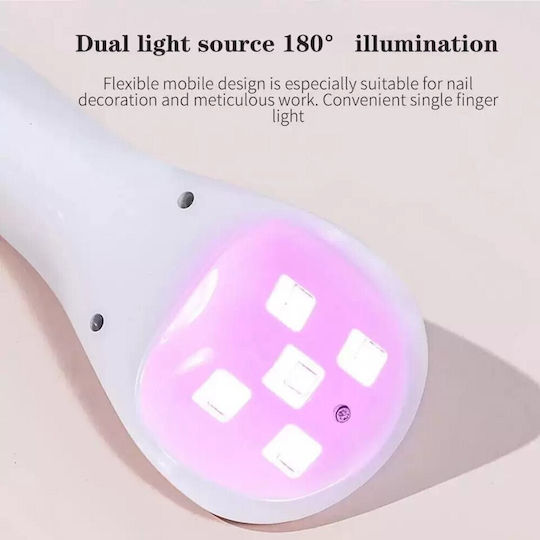 YC01 Lampă pentru Uscare a Unghiilor UV / LED 18W Auriu