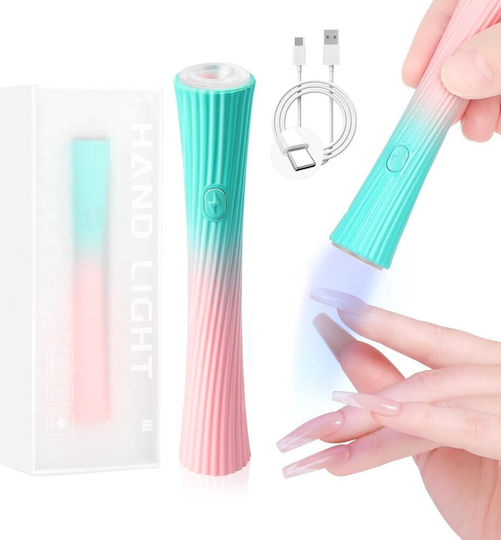 Mini Tragbar Nageltrockner LED Batteriebetrieben 3W Mehrfarbig
