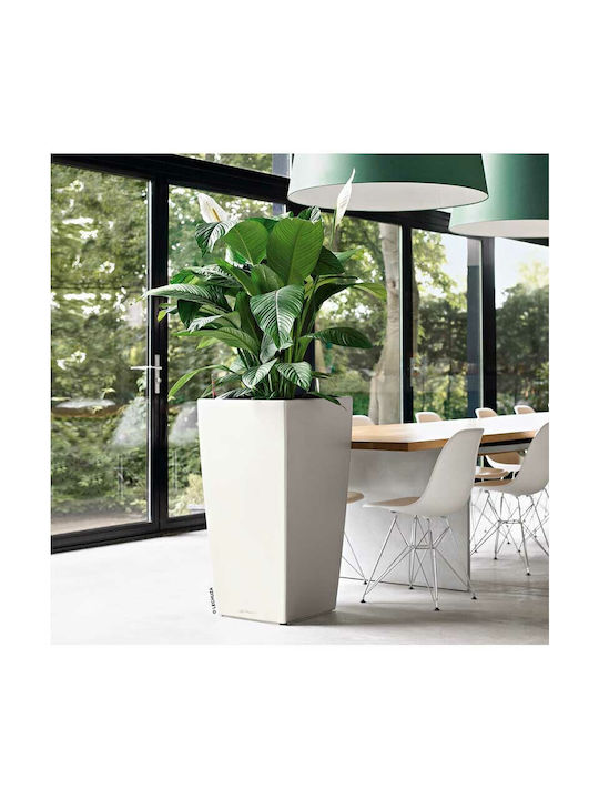 Lechuza Cubico Premium Self-watering Pot Plastic 40x40x75cm.