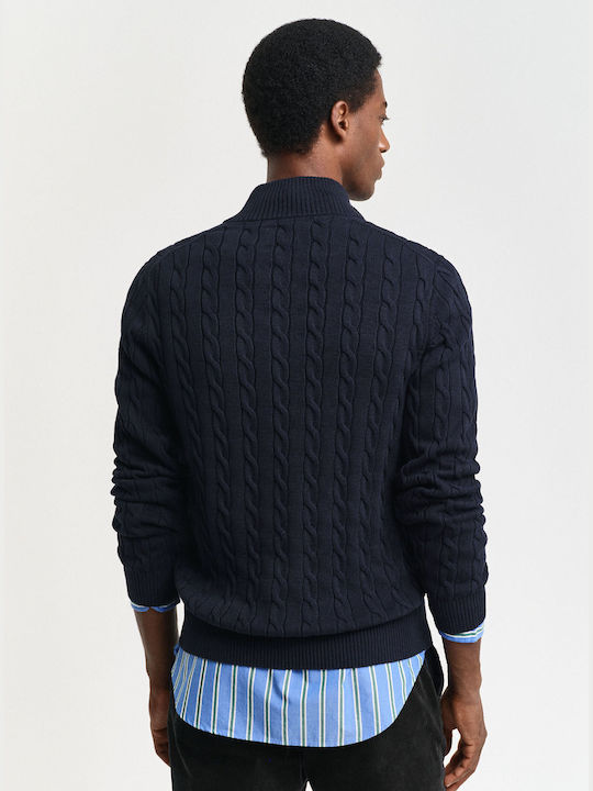 Gant Long Sleeve Sweater Navy Blue