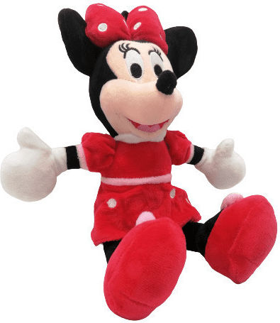 Plüsch Disney Minnie Maus - Rot 35 cm.