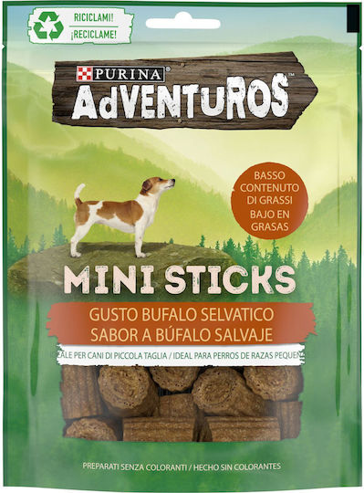 Adventuros Dog Stick Treats with Buffalo and Cereals 90gr