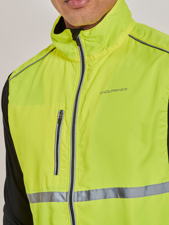 Αμάνικο Αθλητικό Μπουφάν Safety Yellow