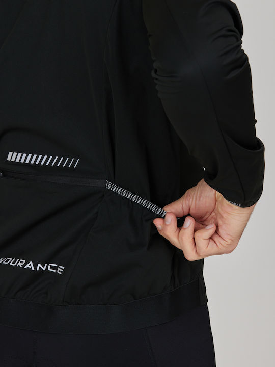 Geacă de iarnă cu protecție împotriva vântului Black