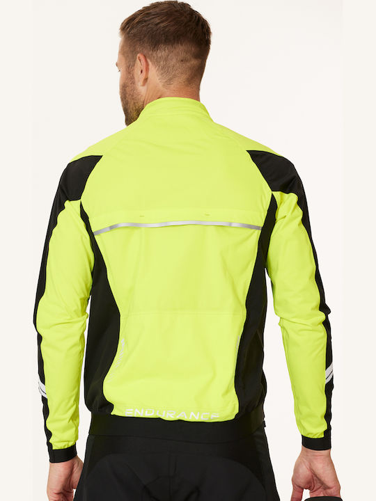 Χειμωνιάτικο Μπουφάν Αντιανεμικό Safety Yellow