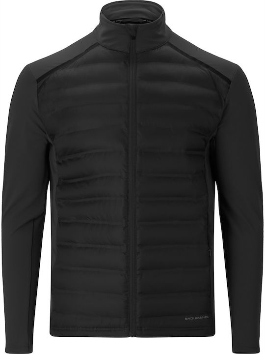 Χειμωνιάτικο Μπουφάν Αντιανεμικό Μαύρο (BLACK)