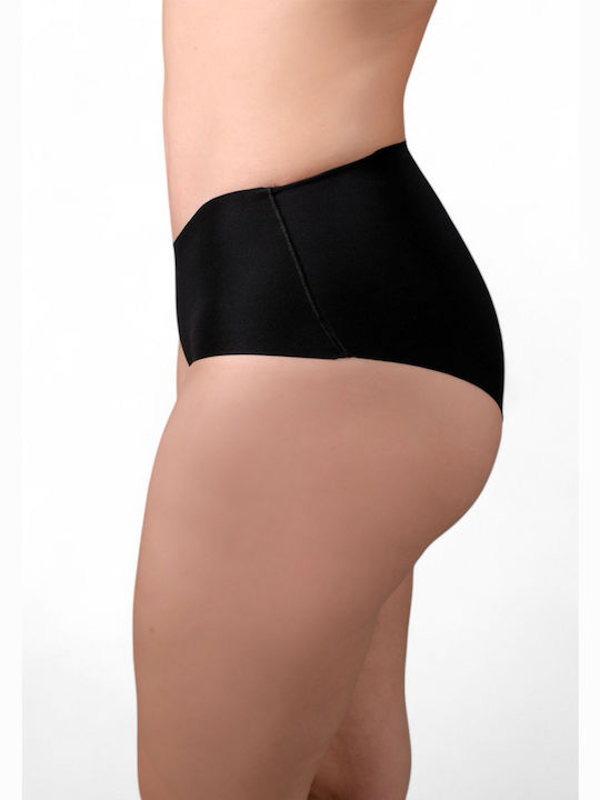 Damen Slip Nahtlos Black