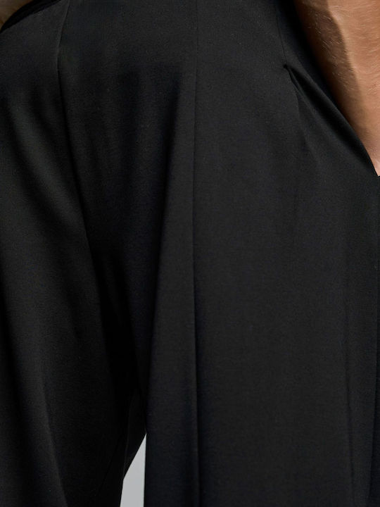 Παντελόνι Ελαστικό σε Loose Εφαρμογή Black