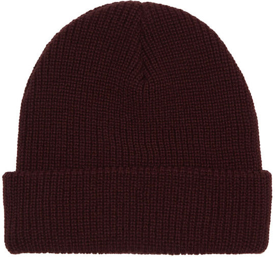 Mogul Beanie Beanie Knitted in Burgundy color