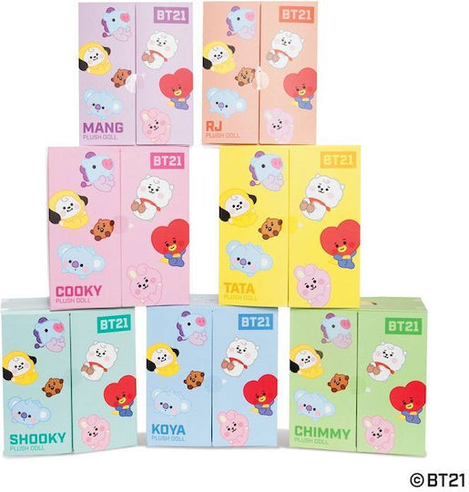 Line Friends Λούτρινο Baby Mang Ροζ/Φουξ 20 εκ.
