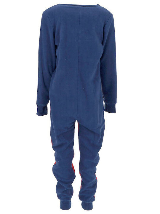 ZAG Kids Onesie Pyjamas Winter Fleece Dark Blue