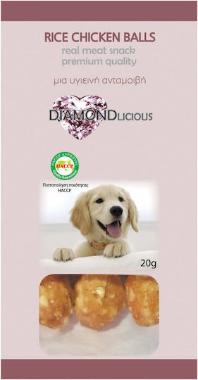 Pet Camelot Diamondlicius Dog Treat with Chicken and Rice 20gr 1426