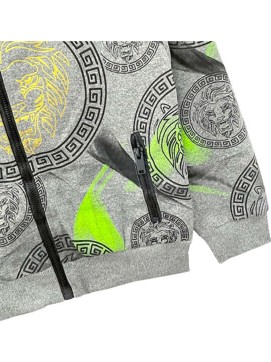 Kids Tracksuits With Grey Jacket 2 Pieces