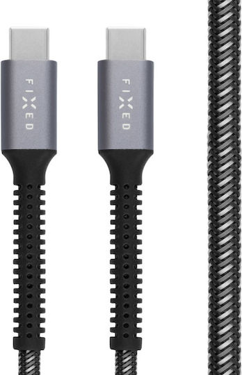 Кабел USB Fixed Fixed Armor Кабел USB-C/USB-C 2m 240W Fixda-cc2-gr