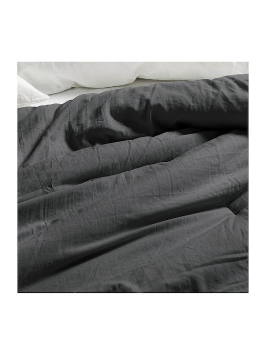 Cannon Bettdecke Großes Doppelbett 220x240cm Dark Gray 280 GSMGsm