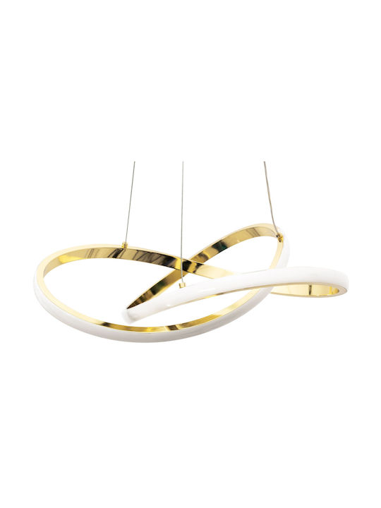 Toolight Κρεμαστό Φωτιστικό Χρυσό LED