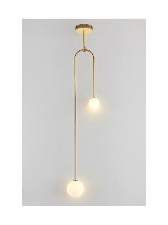 Toolight Lustră Auriu Glob