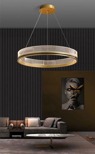 Toolight Κρεμαστό Φωτιστικό Χρυσό LED