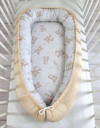 Bobono Baby Nest Beige, Rainbow