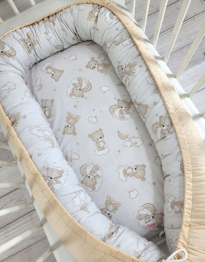 Bobono Baby Nest Beige, Rainbow