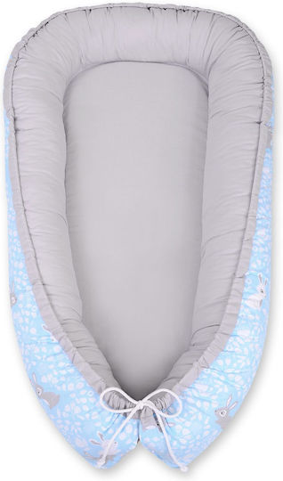 Bobono Βρεφικό Μαξιλάρι Φωλιά Blue, Grey