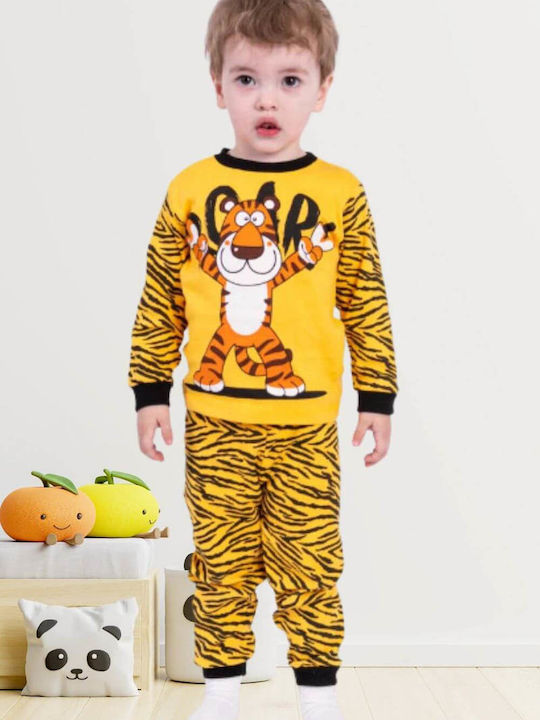 Supermini Kids' Pajamas Winter Yellow
