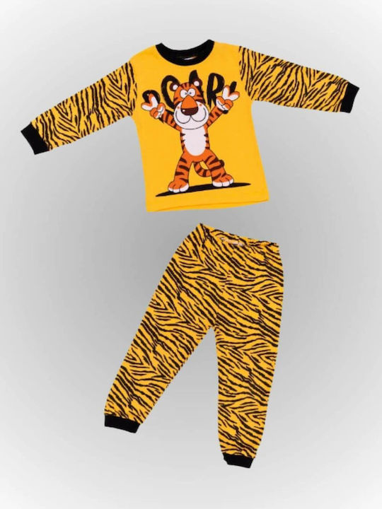 Supermini Kids' Pajamas Winter Yellow