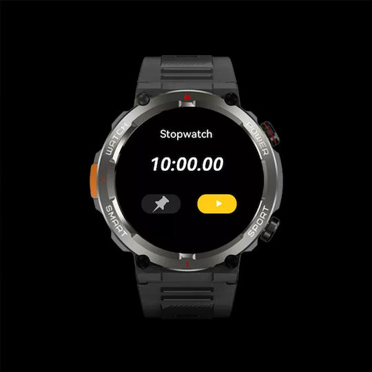 BlackView W50 Pro 56mm Αδιάβροχο Smartwatch με Παλμογράφο (Μαύρο)