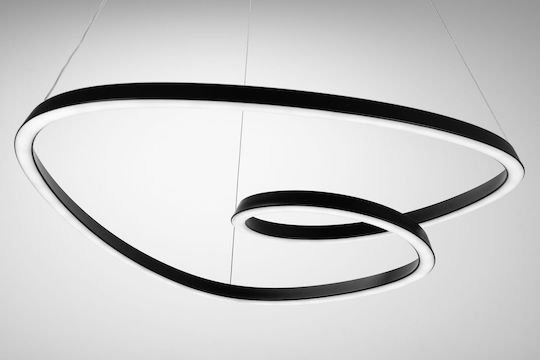 Toolight Κρεμαστό Φωτιστικό Μαύρο LED