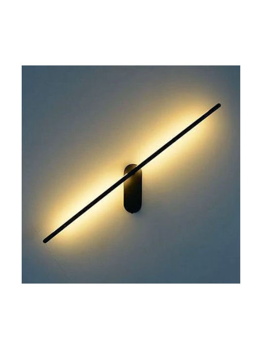 Toolight Leuchte Wand mit Integrierter LED und Neutralweißes Licht Schwarz 92cm