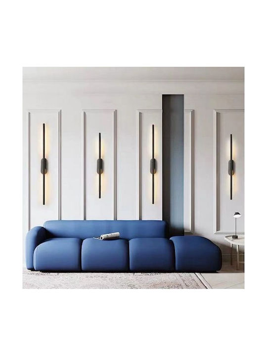 Toolight Leuchte Wand mit Integrierter LED und Neutralweißes Licht Schwarz 92cm