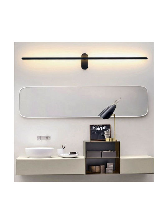 Toolight Leuchte Wand mit Integrierter LED und Neutralweißes Licht Schwarz 92cm