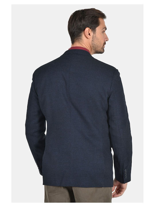 Men's Suit Jacket Regular Fit Navy Blue