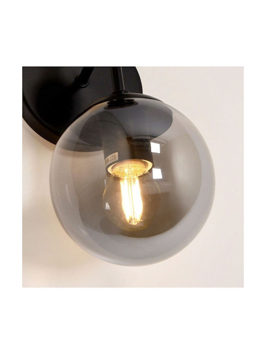 Toolight Modern Leuchte Wand mit Fassung E27 Schwarz