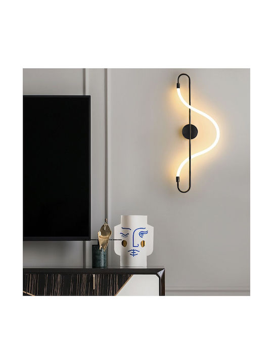 Toolight Осветително тяло За стена с вграден LED Черен