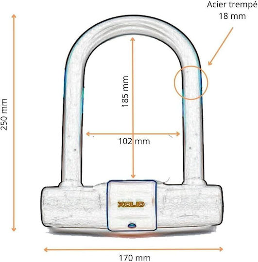 Motorcycle Shackle Lock