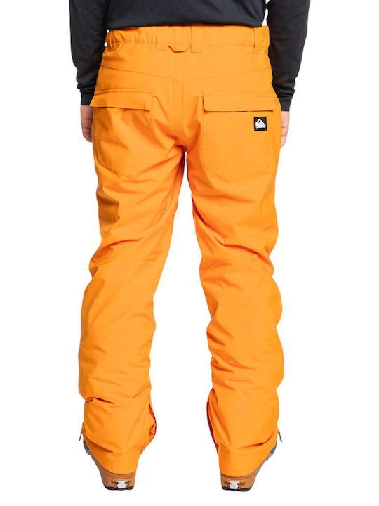 Quiksilver Snow Estate EQYTP03146-NZJ0 Men's Trousers for Ski & Snowboard Orange